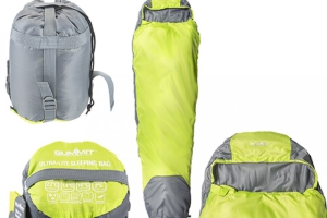 Ultra Lite Sleeping Bag 65g silk 210T Upper 22 c / Comfort 14 c / lower 2 c